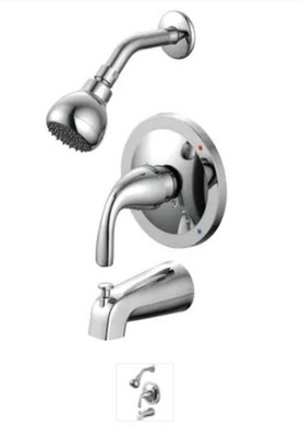 Seasons Anchor Point Single Handle Shower Trim Kit Polished Chrome Finish 405367