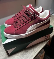 Zapatillas PUMA Hombre Clásicas+ Cabernet-Blanco Talla 8 con Caja Original Excelente