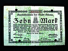 Stadt Altona  10 Mark  1918