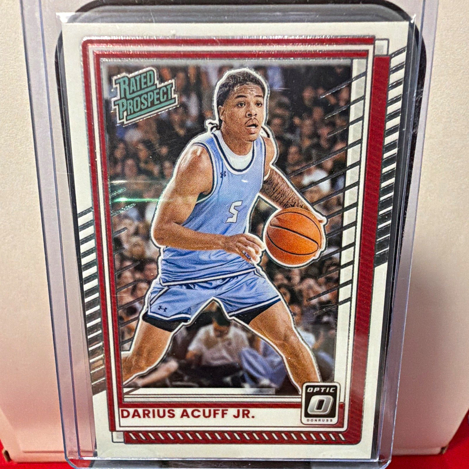 Panini Donruss 2025-26 Optic Rated Prospect Rookie Insert #63 Darius Acuff Jr.