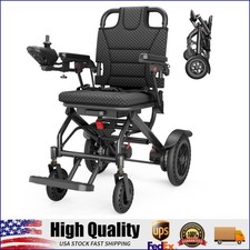 Lightweight 38Lb Foldable Electric Wheelchair Intelligent 300Lb All Terrain FDA