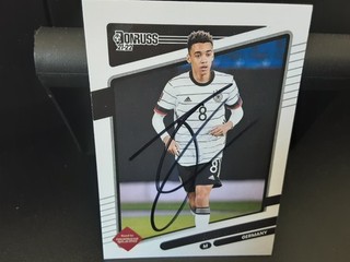 JAMAL MUSIALA GERMANY Hand Signed Panini WORLD CUP 2022 Football trade card