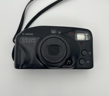 Canon Sure Shot Zoom-S 35mm Film Camera Black 38-60mm Zoom Lens AF Vintage