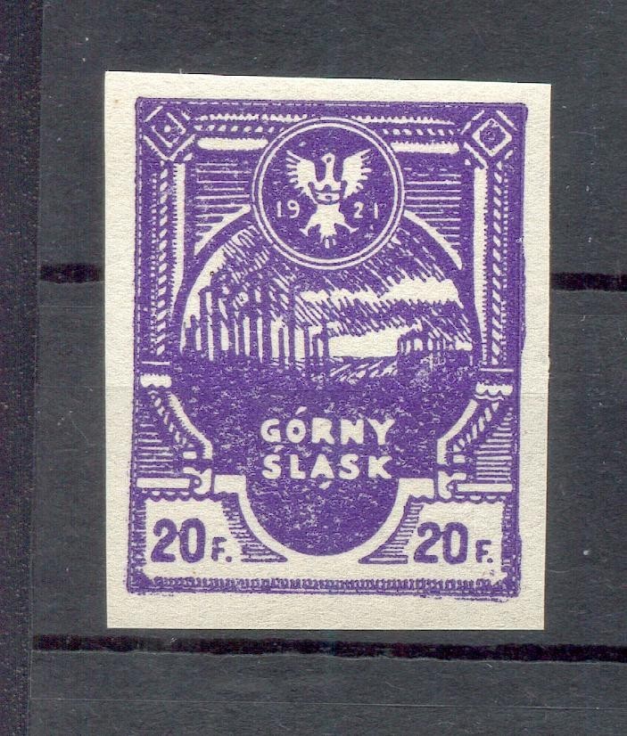 Upper Silesia Insurgents 2xB Luxury MNH Never Hinged 45EUR (71070)