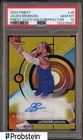 2023 Topps Finest Gold Refractor Jalen Brunson Knicks AUTO 14/50 PSA 10 GEM MINT