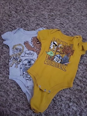 2 6-9m Star Wars One Pieces