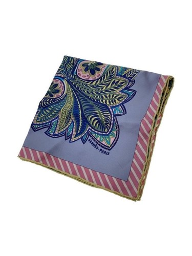 Hermes Petit Carre 45 Jardins du Maharadjah Silk Scarf Excellent
