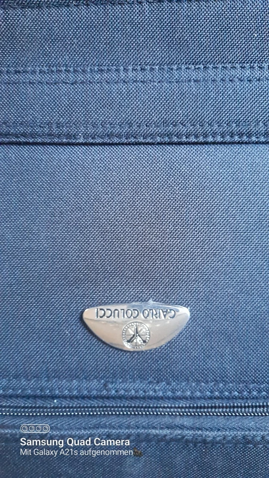 carlo colucci Koffer Rollkoffer schwarz wie Neu - Bild 2 von 4