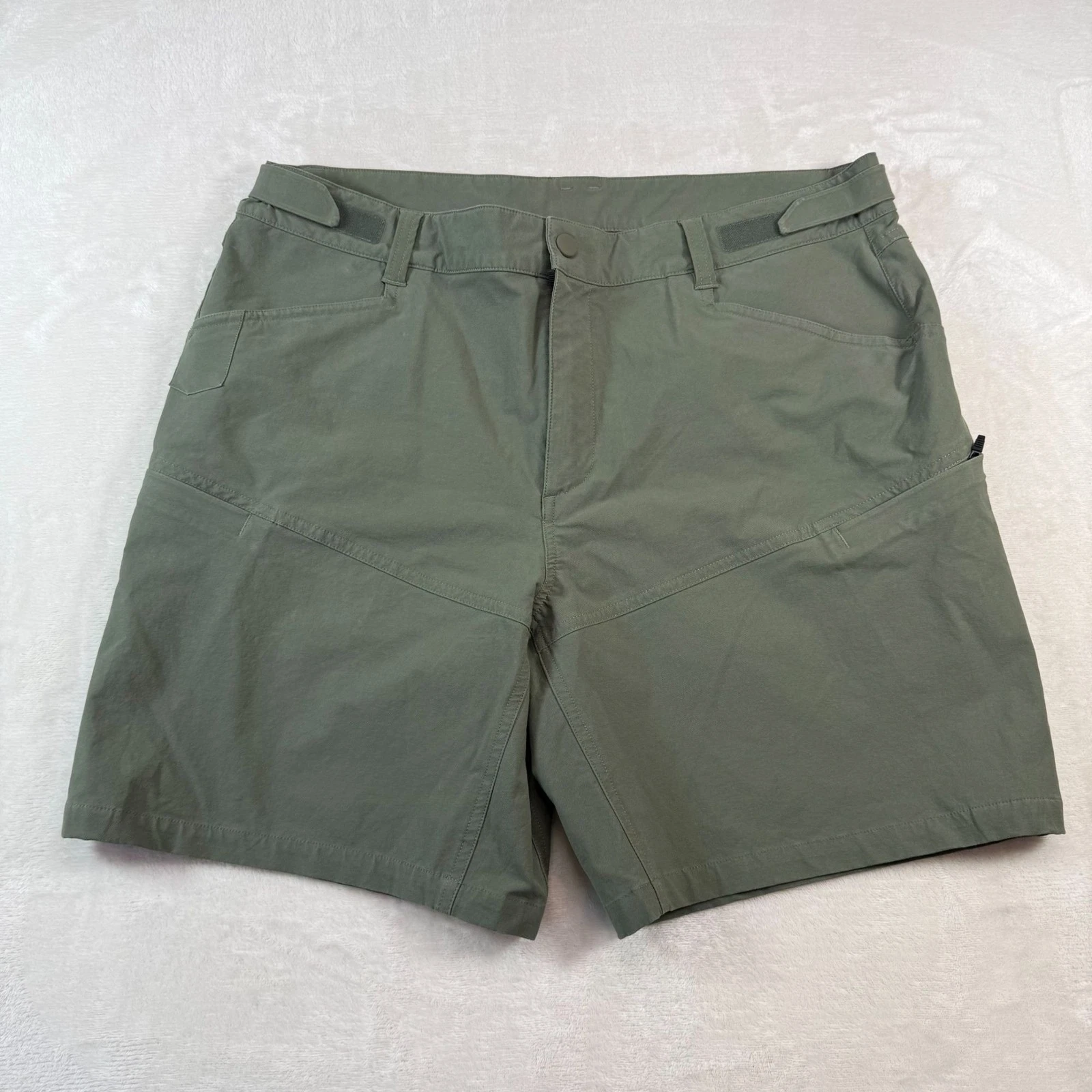 Ten Thousand Olive Green Tactical Utility Shorts Mens 36 Canvas Hiking Outdoor