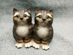 The Harvey Knox Collection Ceramic Tabby Kitty Cats 1983 S91A