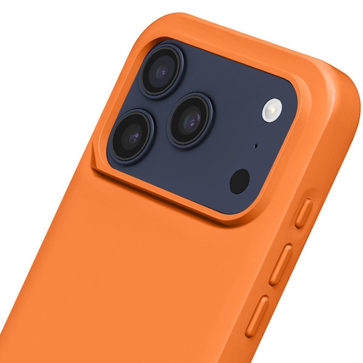 Coque iPhone 17 Pro SolidX orange antichute pour écran protégé
