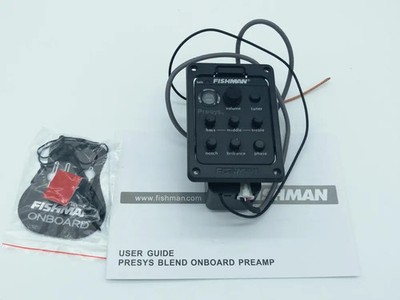 FISHMAN Presys 201 Guitar Preamp Equalizer Tuner Piezo Pickup Metronome