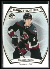 2021-22 SP Authentic Clayton Keller Spectrum FX #S-28 Arizona Coyotes
