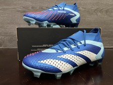 Adidas Predator Accuracy.1 FG Soccer Cleats Royal Blue Men's 7 Wmn's 8 GZ0038