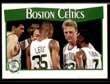 1991-92 Hoops #275 Boston Celtics Larry Bird Celtics Basketball Card 2802H