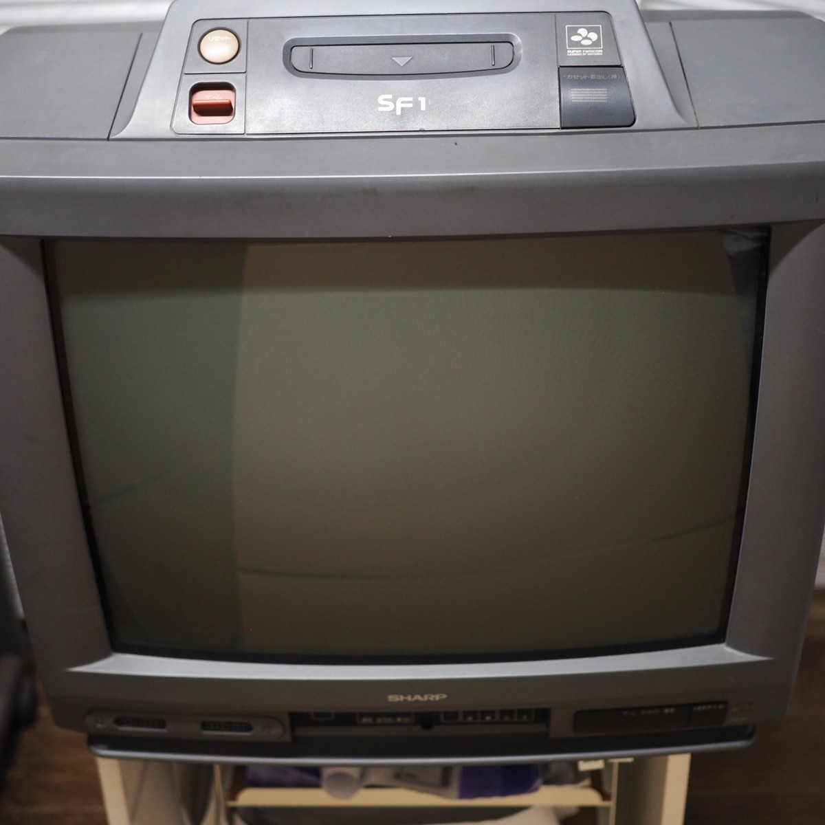 SHARP SF1 21G-SF1 Super Famicom CRT TV Console Tested With 2