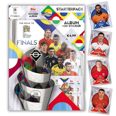Topps Road to UEFA Nations League Finals 2022 | Komplettsatz mit Starterpack