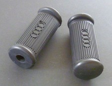 Fußrastergummis - mit "DKW Ringen" - DKW KS/KM/NZ/SB - Vorkriegsmodelle - Paar