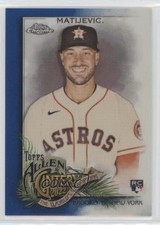 2022 Topps Allen & Ginter Chrome Blue Refractor 55/150 JJ Matijevic #176 gp1