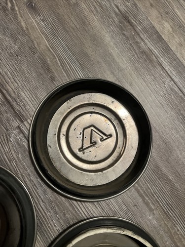 Volvo 240 242 244 245 DL Two Piece Stainless Steel Hub Caps, Set of four (3) - Picture 9 of 9