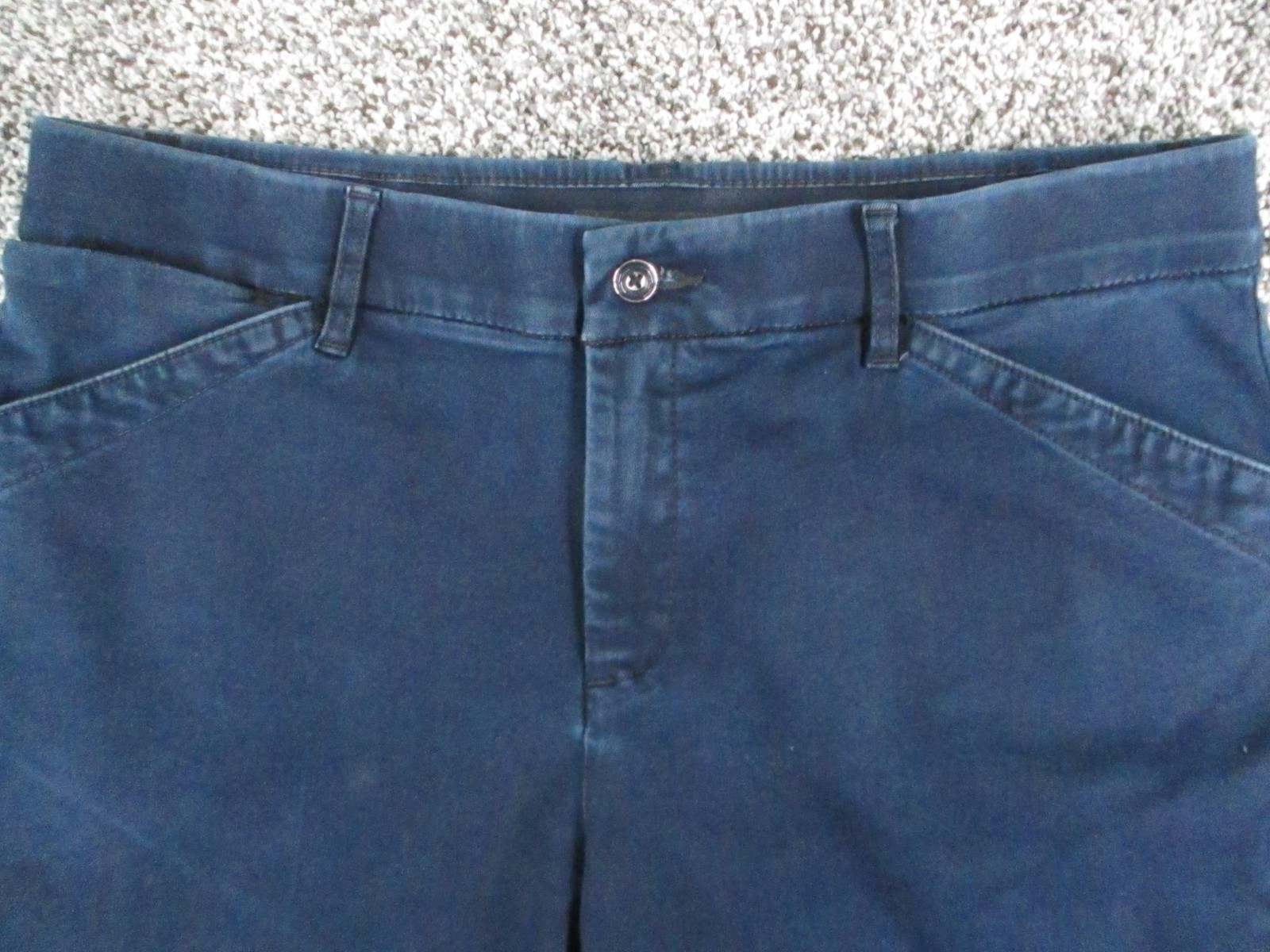 Lee Pants Womens 12 Blue Straight Leg Flex Motion Mid Rise Chino 32x30 thumbnail 6