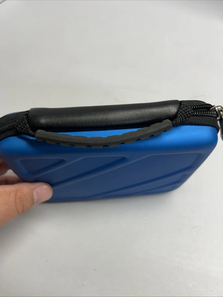 Nintendo 3DS 2DS XL Blue Carrying Case Travel Portable Slim. 12 - Image 3 of 4
