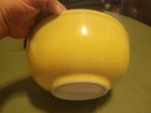 Vtg Early 1940's Pyrex TM Reg Primary Yellow 403 Nesting Mixing Bowl 10 1/2" Dia
