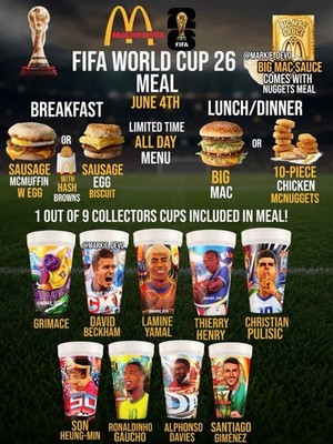 日本未発売 Pulisic マクドナルド FIFA ワールドカップ プリシック 2026 McDonald's FIFA World Cup 26 Soccer Christian Pulisic USA