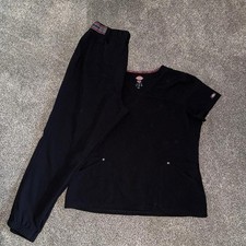 Dickies EDS Essentials Black Scrub Set