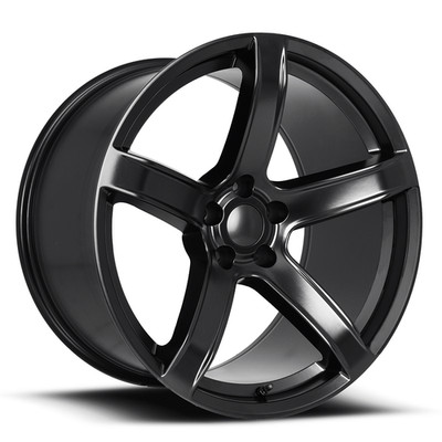 FACTORY REPRODUCTIONS FR 77F Dodge Hellcat HC2 20X11 5X115 ET-2.5 Blk (Qty of 1)