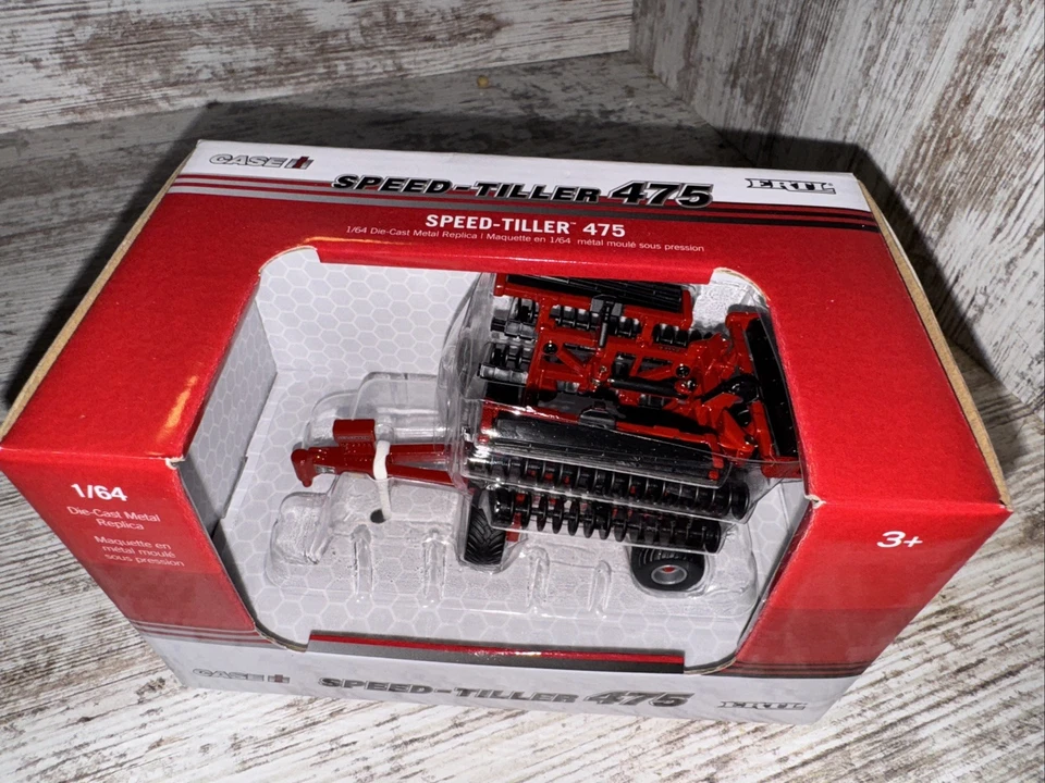 1/64 Scale Case IH 475 Speed Tiller Implement Minimum Tillage Die-Cast Ertl - Image 3 of 4