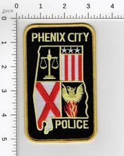 PHENIX CITY ***  ALABAMA ---- COLLECTIBLE POLICE EMBROIDERED PATCH