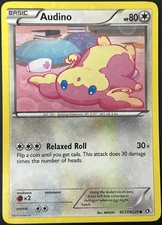 Audino RC17/RC25 Legendary Treasures Radiant Collection Pokémon Card VLP/NM