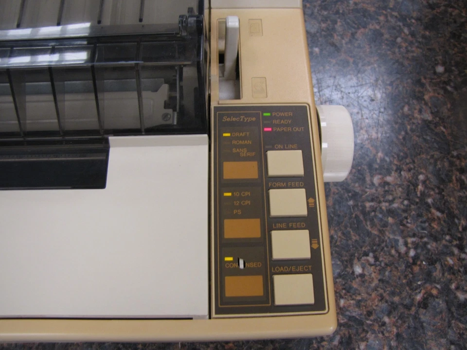 Vintage Epson FX-1050 Impact Dot Matrix Computer Printer- TESTED & WORKING! HJ27 - Image 3 of 4