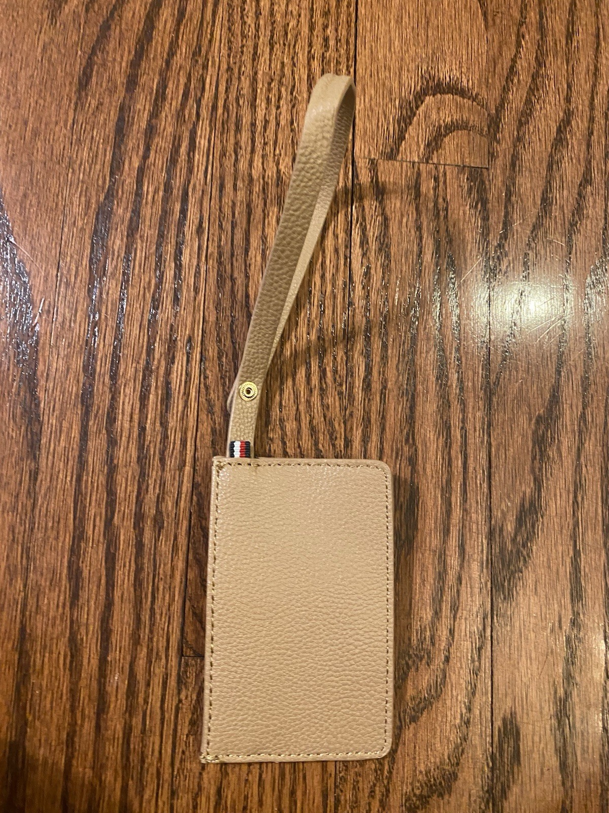 Tommy Hilfiger card Holder Wristlets Tan Color Mini Anywhere thumbnail 4