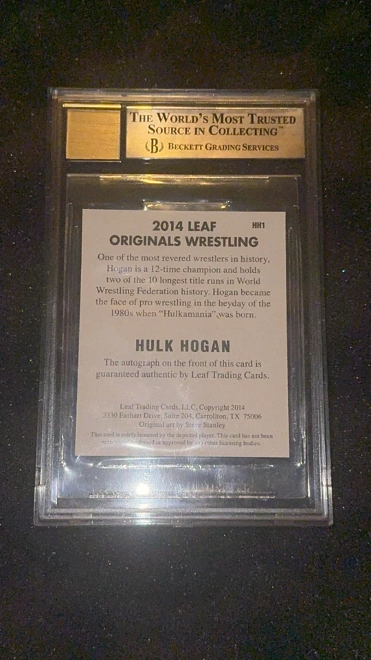 Leaf Originals Wrestling 2014 - Hulk Hogan #HH1 (AU) Foto 2 de 2
