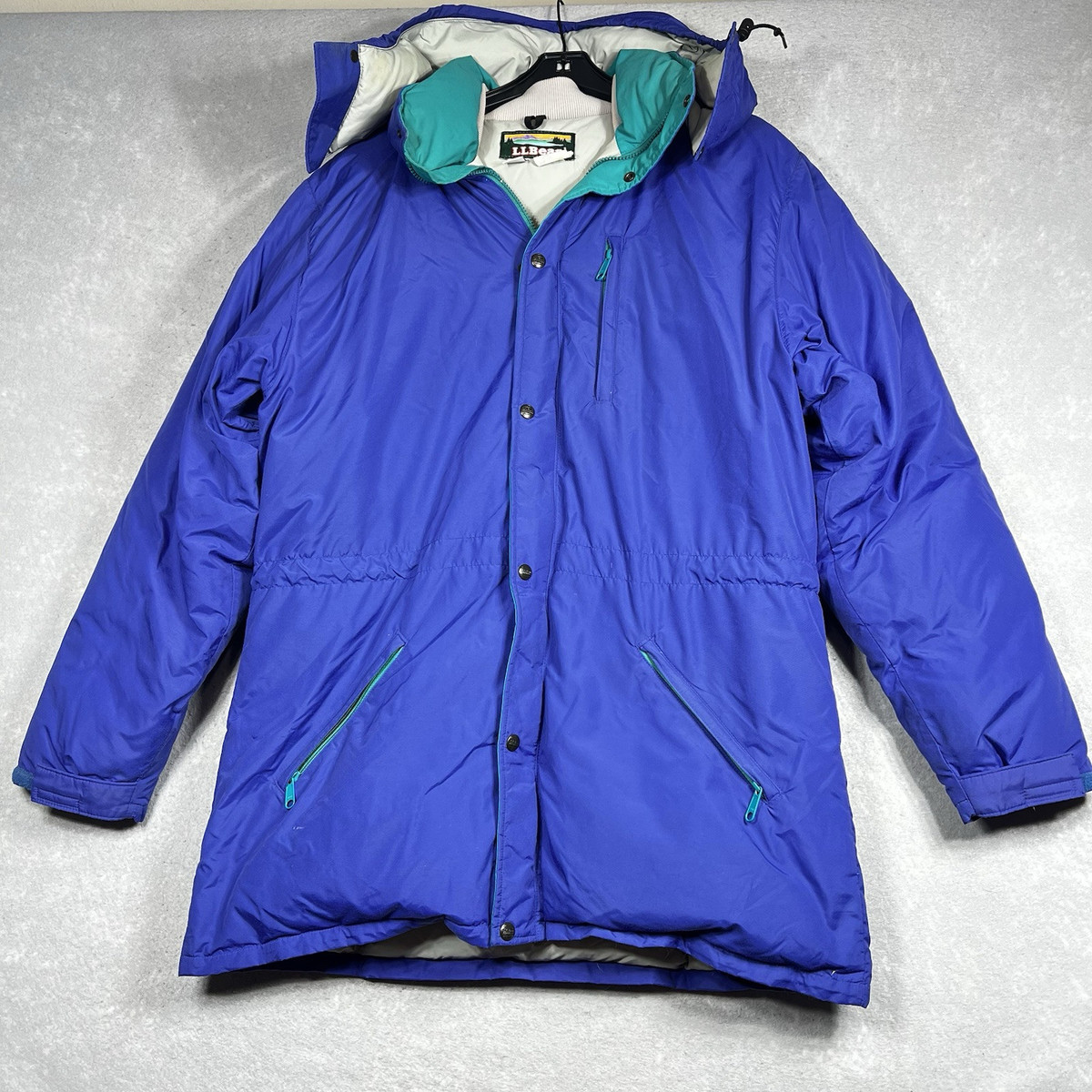 Vintage LL BEAN PENOBSCOT PARKA Jacket Blue Men's Large TALL Vintage LL BEAN PENOBSCOT PARKA Jacket Blue Men's Large TALL