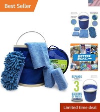 Boat Cleaner and Car Wash Sponges, Non-Scratch Microfiber Sponge and Wash Clo...