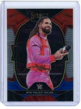 2023 PANINI SELECT WWE WRESTLING CONCOURSE RED & BLUE SETH ROLLINS #50