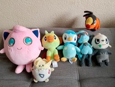 Pokemon Plüschtiere Kuscheltiere  Riolu Tepig Chimpep Pummeluff Plinfa Pam-Pam