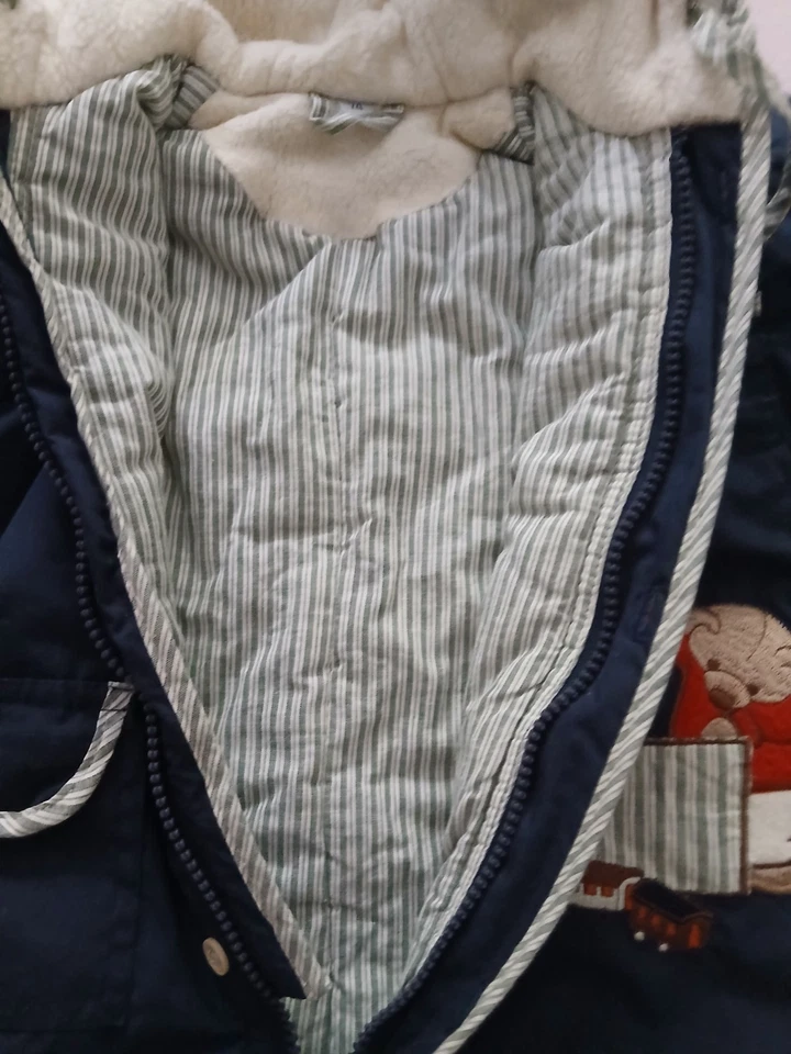 baby Schneeanzug dunkelblau Größe 74 von der Firma Kanz - Bild 4 von 4