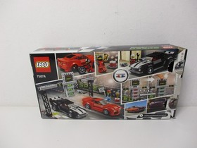 LEGO 75874 SPEED CHAMPIONS Chevrolet Camaro Drag Race with original box and BA
