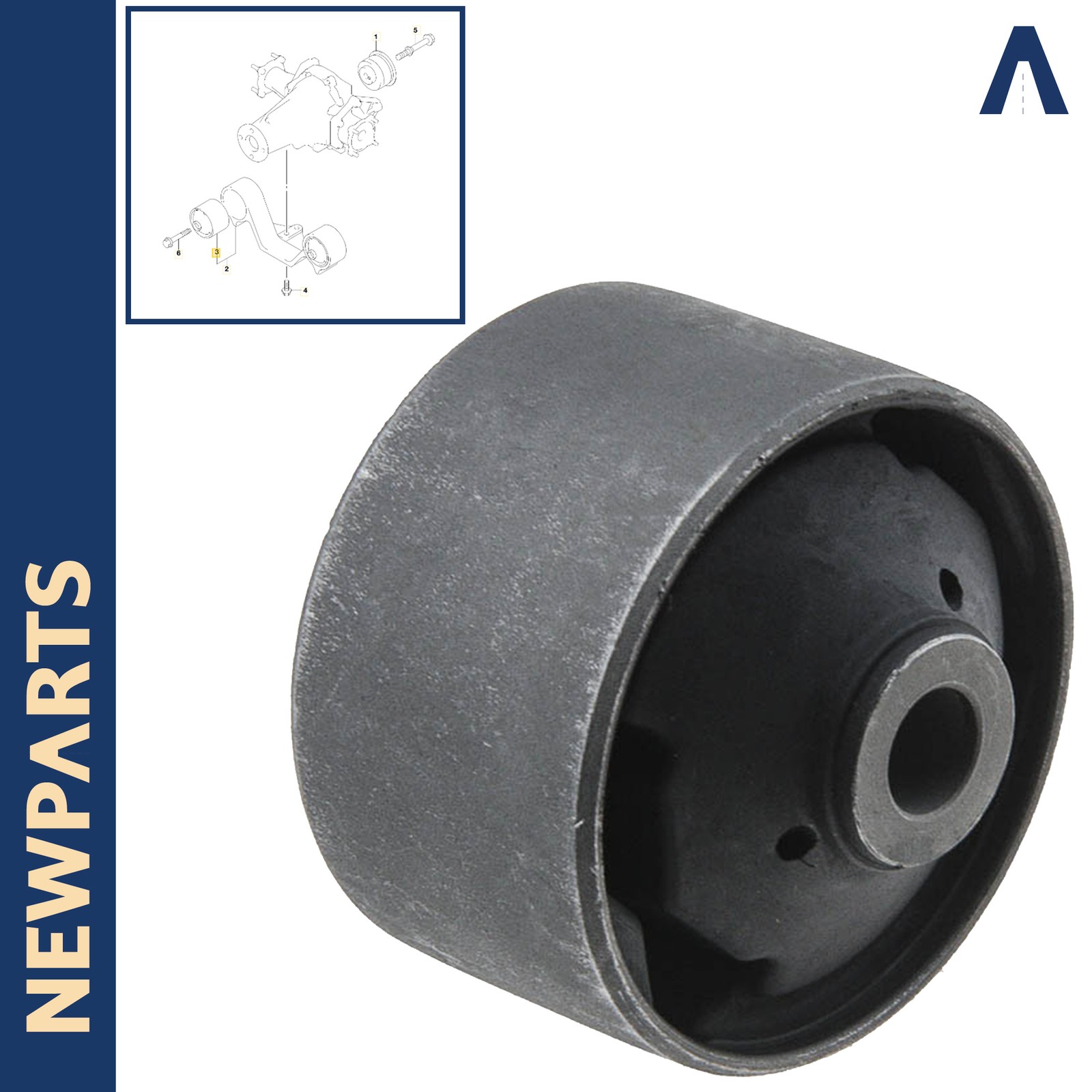 Amortisseur de vibration pour support différentiel Suzuki Grand Vitara II pièce 2756180K20