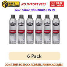 6 Pack Super Tech Brake Parts Cleaner Spray Non-chlorinated 14.5 Oz