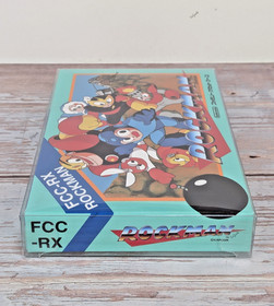 NOT A GAME CART Rockman Family Cassette Famicom Box & Storage Case Cart