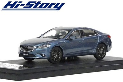 Hi-Story Mazda Atenza Sedan 2016 Blue Reflex Mica 1/43 Diecast Model HS137BL