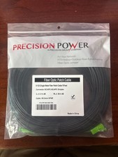 75ft Single Mode Fiber Optic Patch Cable SC/APC to SC/APC 9/125 OFNR Indoor/Outd