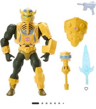 Masters of the Universe Transformers Bumblebee Armor Man-At-Arms 5.5  Figure MOC