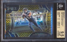 2023 PANINI SELECT JAXON SMITH NJIGBA DRAGON SCALE GOLD ROOKIE 1/10 BGS 9.5!