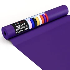 Purple Kraft Paper Roll  17.75" X 1320" 110' Ft, Perfect for Shipping & Packing,